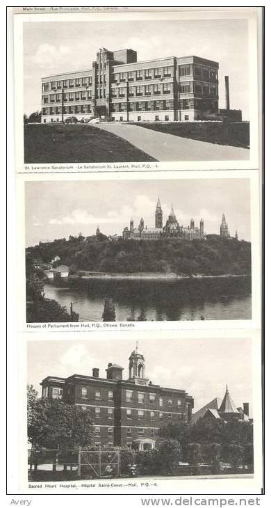 Souvenir Folder Of Hull, Quebec - Other & Unclassified