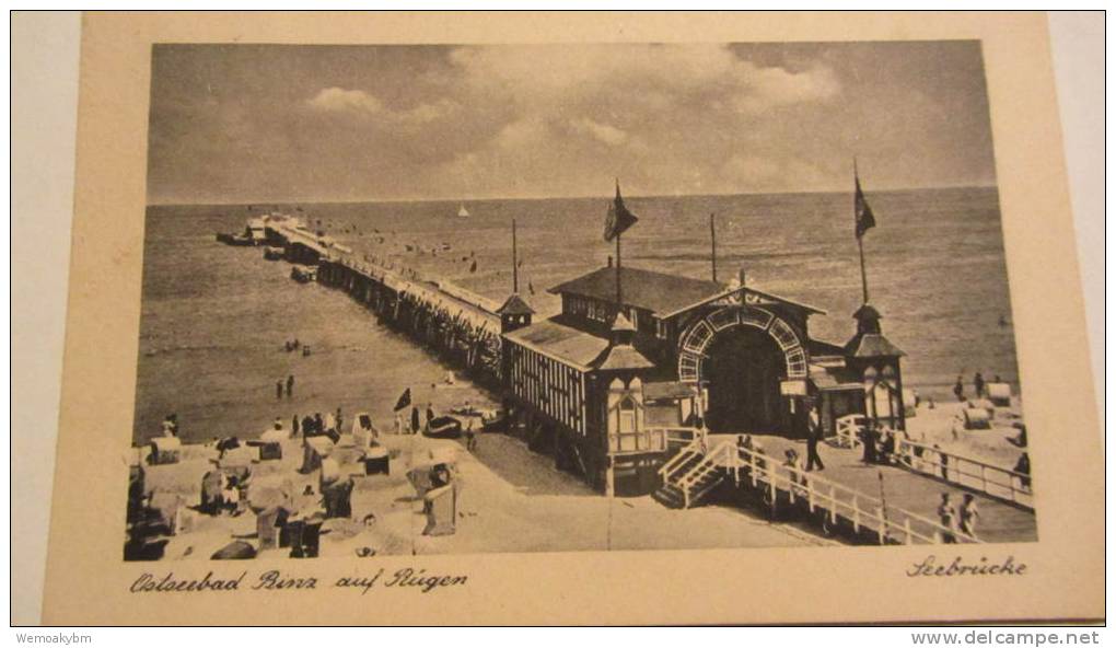 AK Ansichtskarte Ostseebad Binz Auf Rügen - Seebrücke - Vom 2.8.1947  Knr: 947 - Ruegen