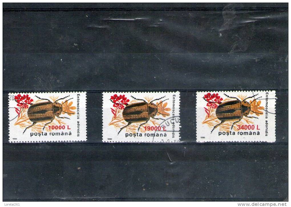 2000 - Serie Courante / Insecte  Mi No 5496/5498 Et Yv No 4613/4515 - Gebraucht