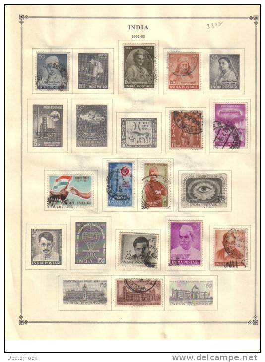 INDIA   Collection Of  Mounted Mint And Used As Per Scan. (4 SCANS) - Lots & Serien