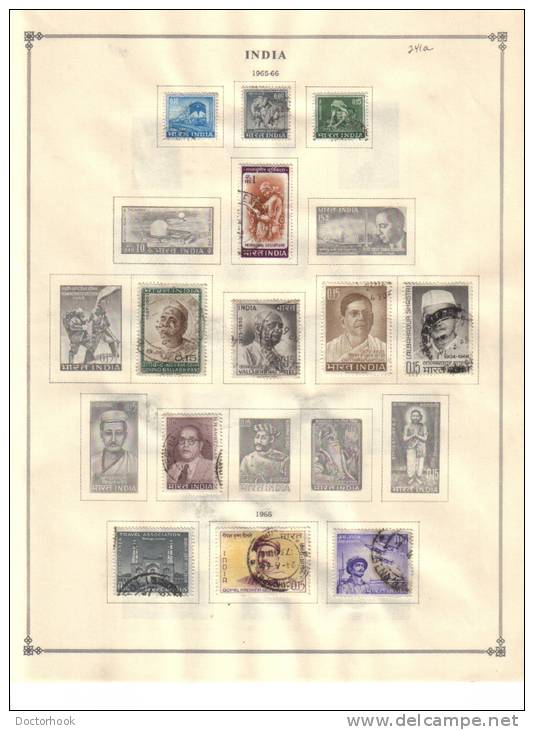 INDIA   Collection Of  Mounted Mint And Used As Per Scan. (4 SCANS) - Verzamelingen & Reeksen