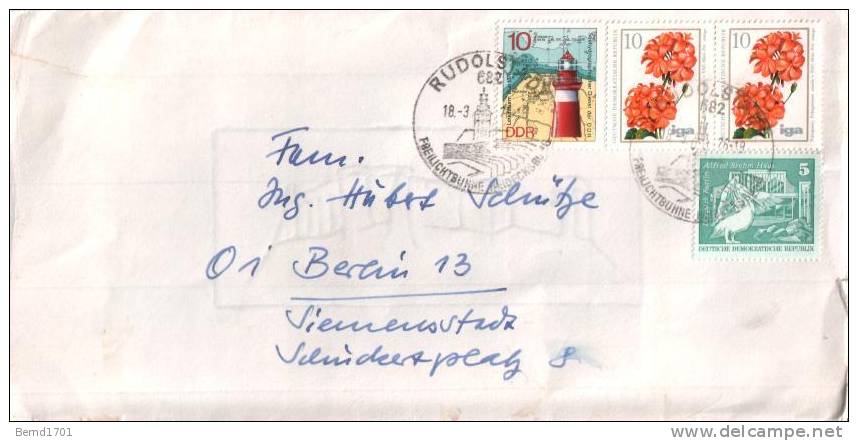 DDR / GDR - Umschlag Echt Gelaufen / Cover Used (l 747)- - Storia Postale