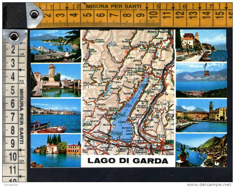 D1647 Lago Di Garda - Carta Geografica, Carte - Carta Automobilistica Del Touring Club Italiano TCI - Altri & Non Classificati