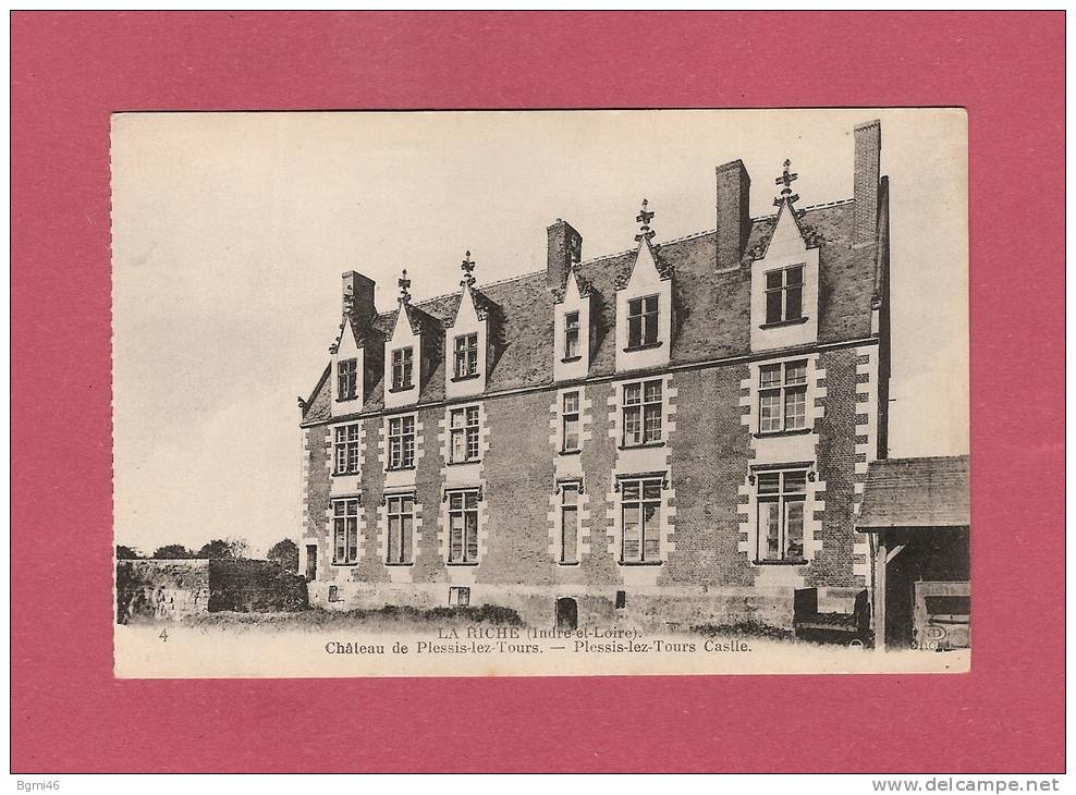 CPA..dépt  37..LA RICHE :  Château De Plessis - Lez - Tours - La Riche