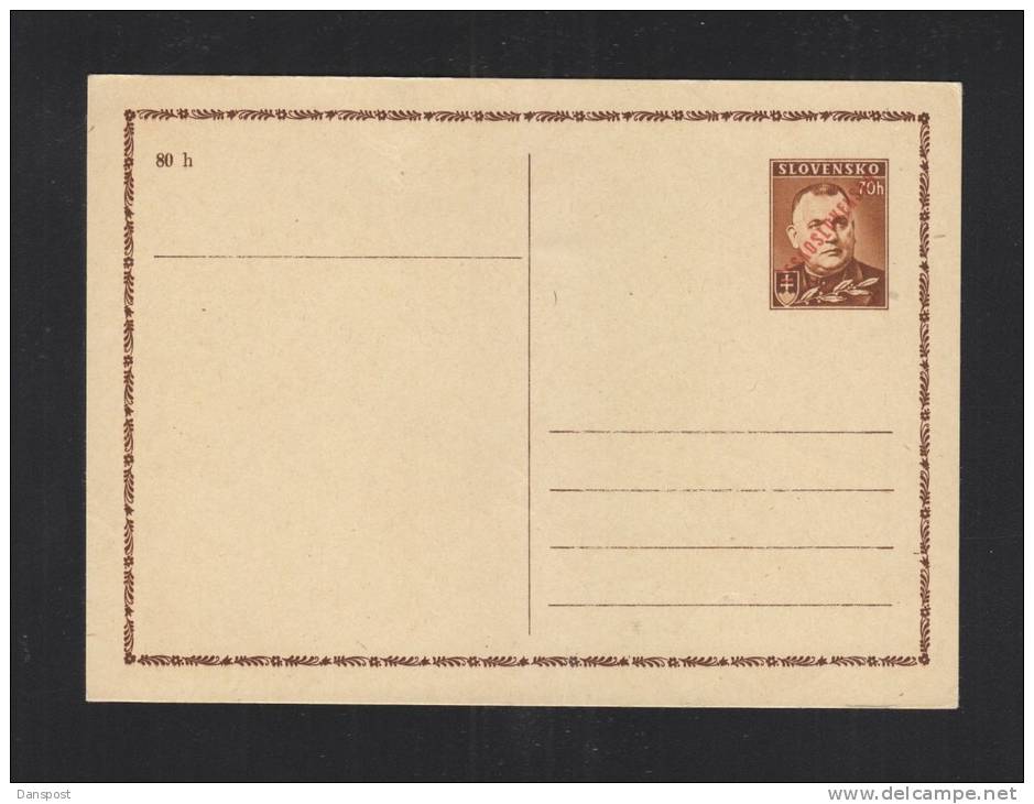 Czechoslovakia Stationery Overprint Unused - Postales