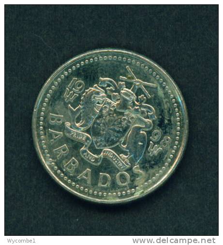 BARBADOS  -  1998  25 Cents  Circulated As Scan - Barbados