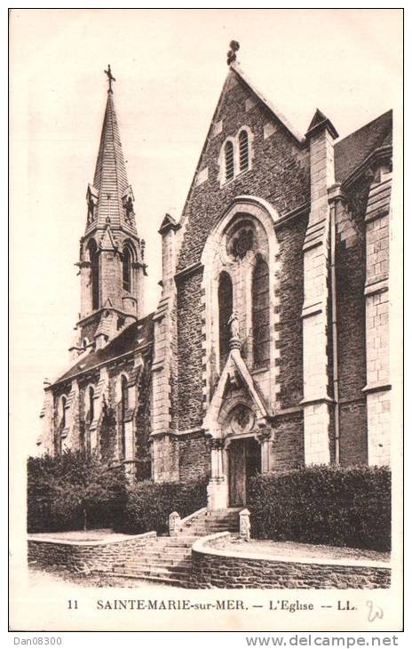 44 SAINTE MARIE SUR MER L'EGLISE PAS CIRCULEE - Autres & Non Classés