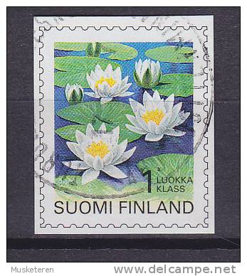 Finland 1996 Mi. 1350    1 LK (1. Klasse) Pflanze Weisse Seerose - Oblitérés