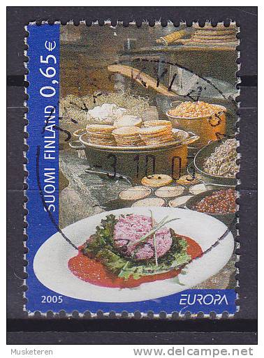 ## Finland 2005 Mi. 1749    0.65 € Europa CEPT : Gastronomie Deluxe JYVÄSKYLÄ Cancel !! - Gebruikt