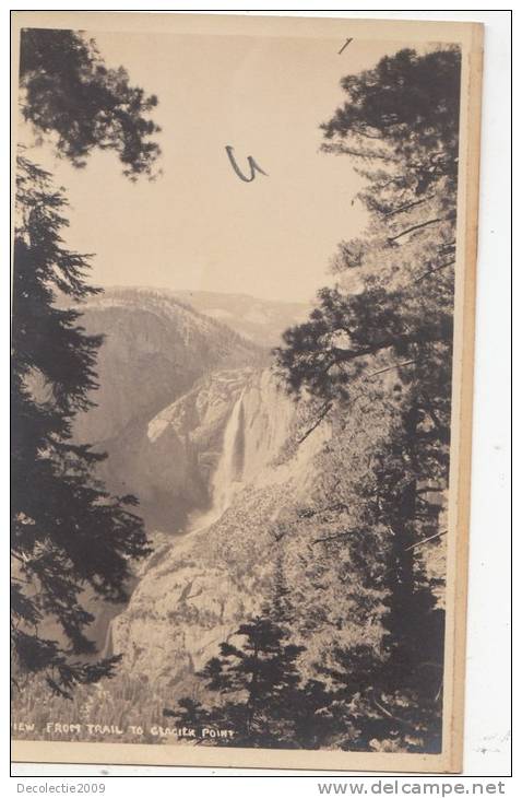 BR40796  View From Trail To Glacier Point   2 Scans - Yosemite