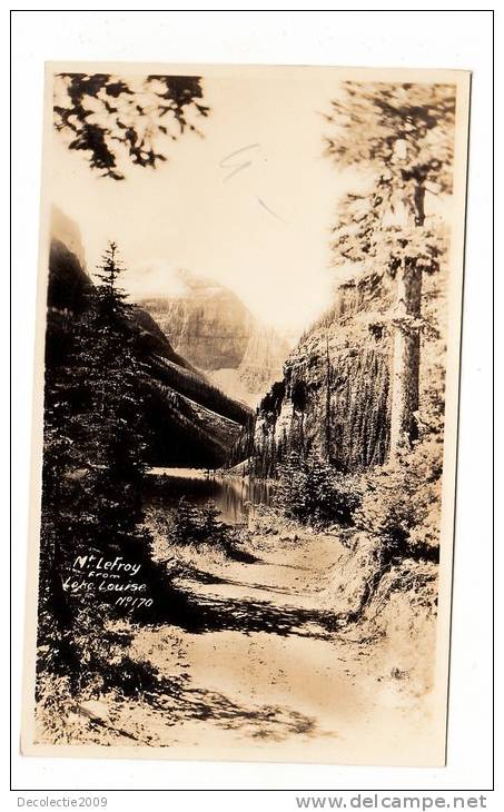 BR40804 Mt Lefroy Lake Louise   2 Scans - Lac Louise