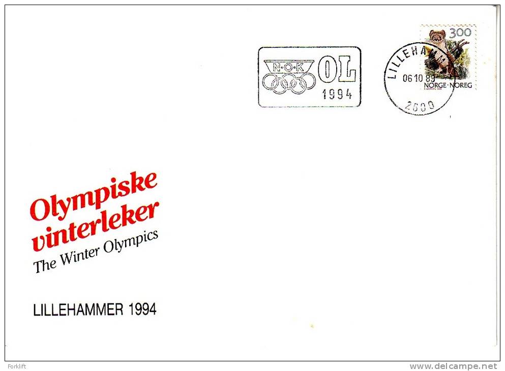 Winter Olympic 1994 Lillehammer, Olympiques, Lillehammer 1989,Norwegian Olympic Committee - Inverno1994: Lillehammer