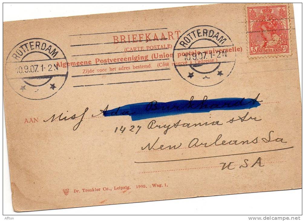 Wageningen 1905 Postcard - Wageningen
