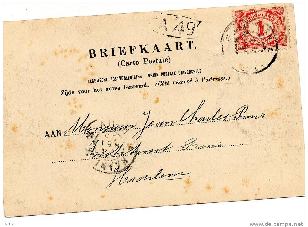 Gezicht Op Huise Ten Bosh Maarssen 1900 Postcard - Maarssen