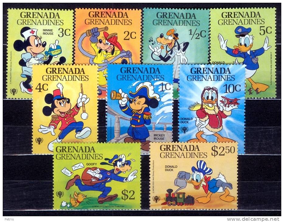 Grenada Grendines 1979 Walt Disney Year Of The Child MNH** - Lot. 1358 - Disney