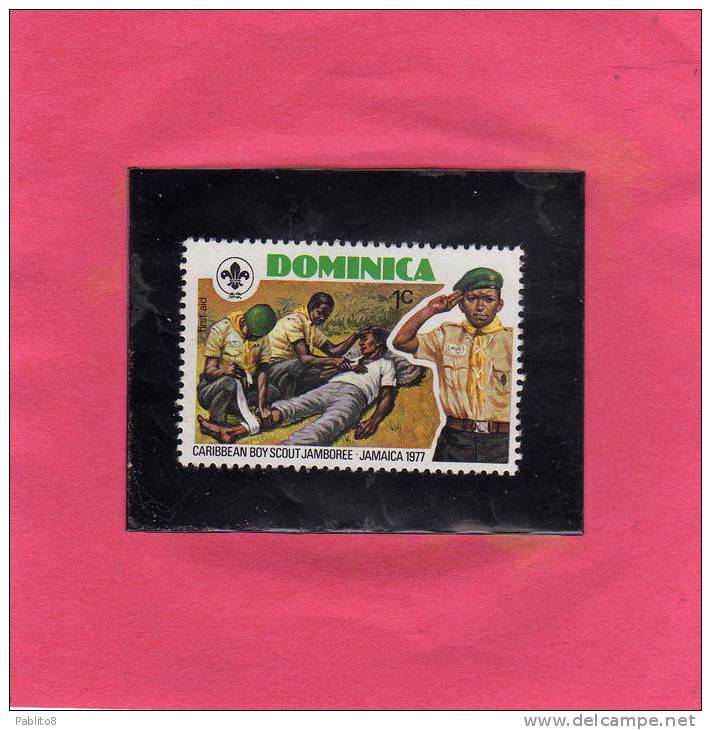 DOMINICA 1977  SCOUTISM SCOUT SCOUTISMO MNH - Dominica (...-1978)