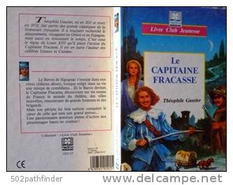 Le Capitaine Fracasse Théophile Gautier Collection Livre Club Jeunesse Hemma 1993 - Adapt. H.Katz Ill. M.Laverdet - Bibliothèque De La Jeunesse