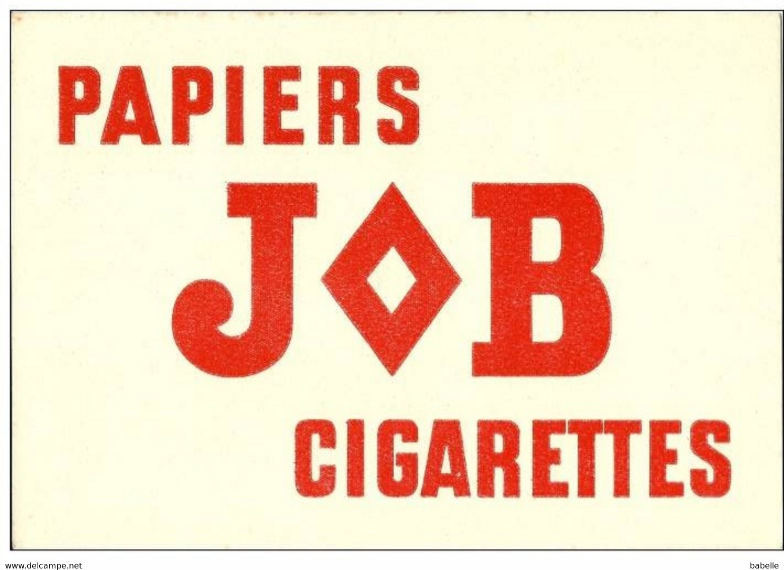 Buvard - JOB - Papiers Job Cigarettes - Tabak