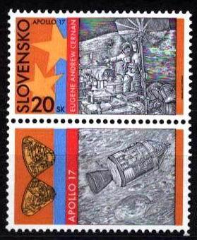 Slovakia 2002 Mi 440 ** Space, Appolo 17, 30th Ann. - Unused Stamps