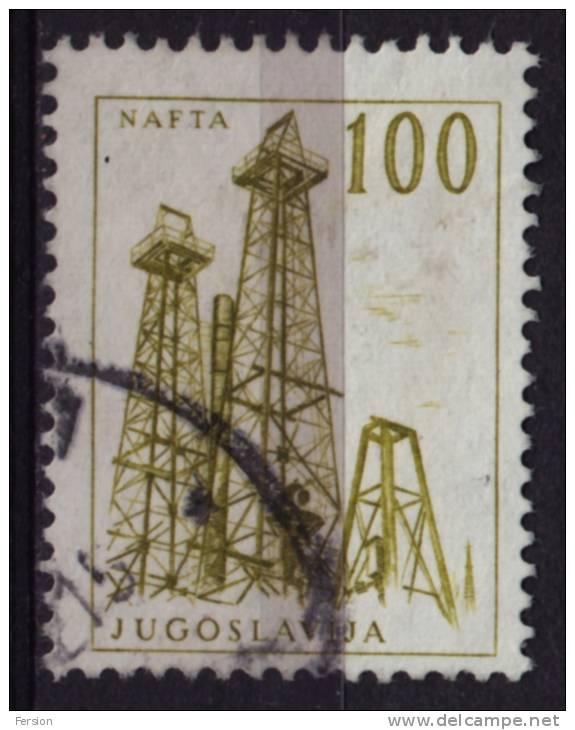 1960's - Yugoslavia - Oil Tower Rig - USED - Aardolie