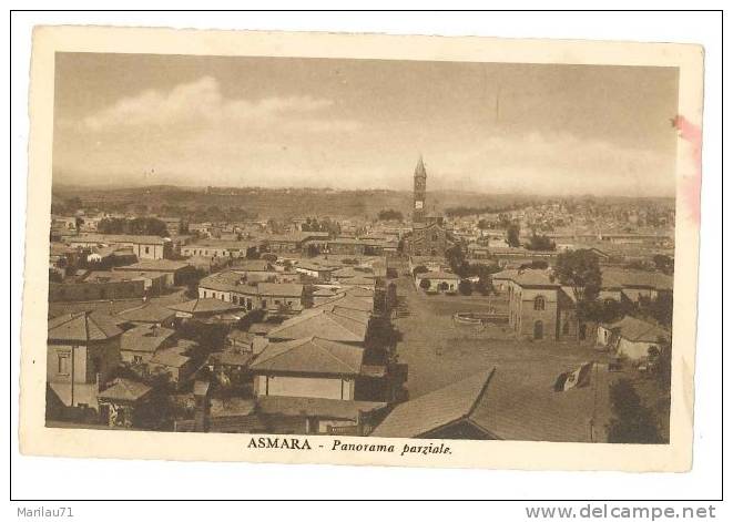 4624 COLONIE AFRICA ERITREA ASMARA NON VIAGGIATA - Eritrea