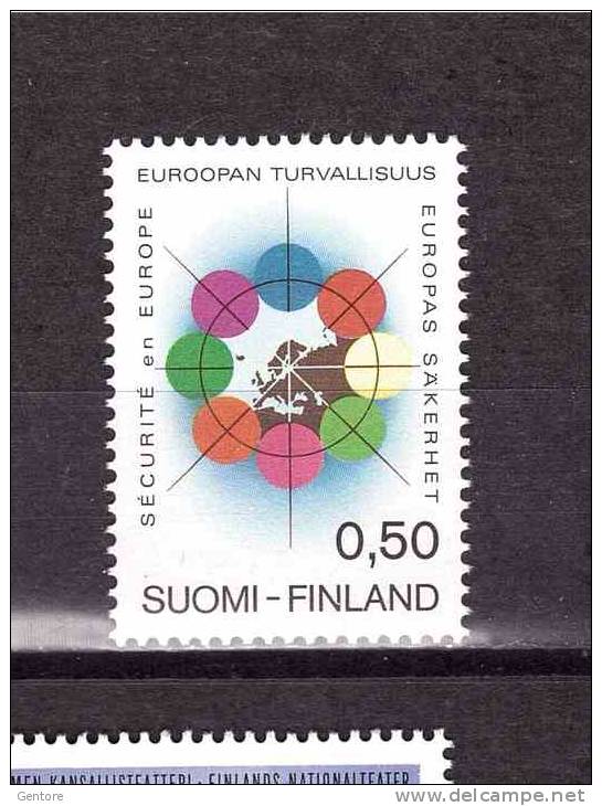 1972 FINLAND  European Cooperation  Michel Cat N° 715 Absolutely Perfect MNH - Neufs