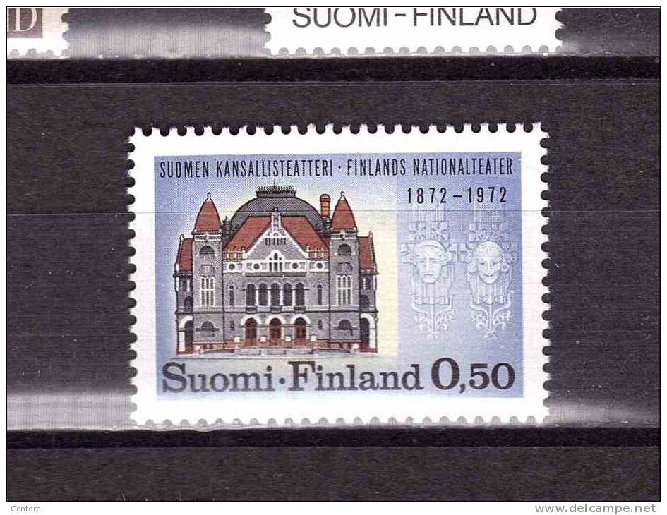 1972 FINLAND  National Tehatre  Michel Cat N° 702 Absolutely Perfect MNH - Neufs