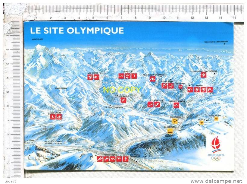 ALBERVILLE  92 -  Le SITE OLYMPIQUE - Olympic Games