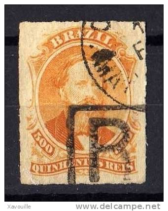 Brésil - Brazil - 1876 1877 - Scott 67 - 500 Reis Orange - Used Stamps