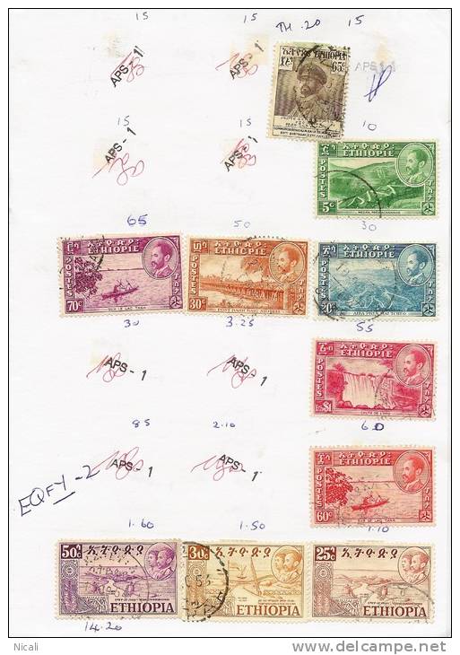 ETHIOPIA Used Priced At €9.00 EQFY2 - Collections (with Albums)