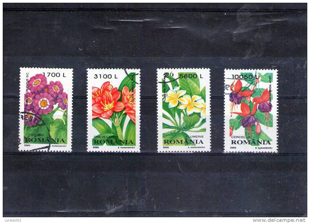 2000 - Plantes D Appartement Mi No 5478/5481 Et Yv No 4587/4590 - Gebruikt