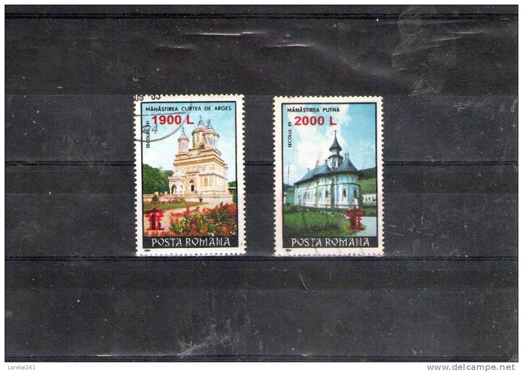 2000 - Serie Courante / Monasteres  Mi No 5471/5472 Et Yv No 4584/4585 - Oblitérés