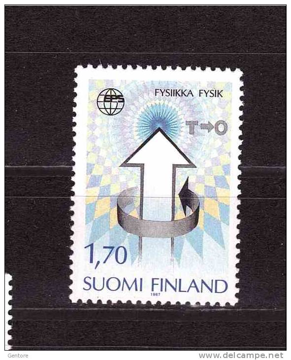 1987 FINLAND  Physic European Society   Michel Cat N° 1028 Absolutely Perfect MNH - Physics