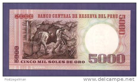 PERU 1981 UNC Banknote  5000 Soles De Oro Km 123 - Peru