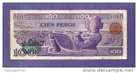 MEXICO 1981 Used VF  Banknote  100 Pesos KM732a - Mexico