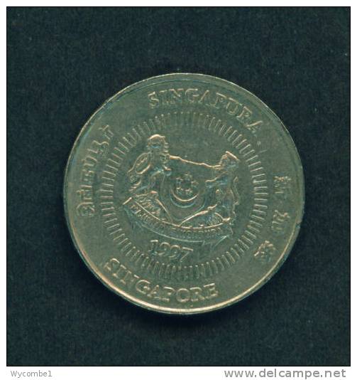 SINGAPORE  - 1997  50 Cents  Circulated As Scan - Singapur