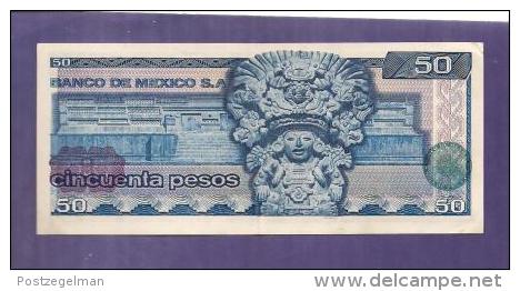 MEXICO 1979 Used VF  Banknote  50 Pesos KM726a - Mexico