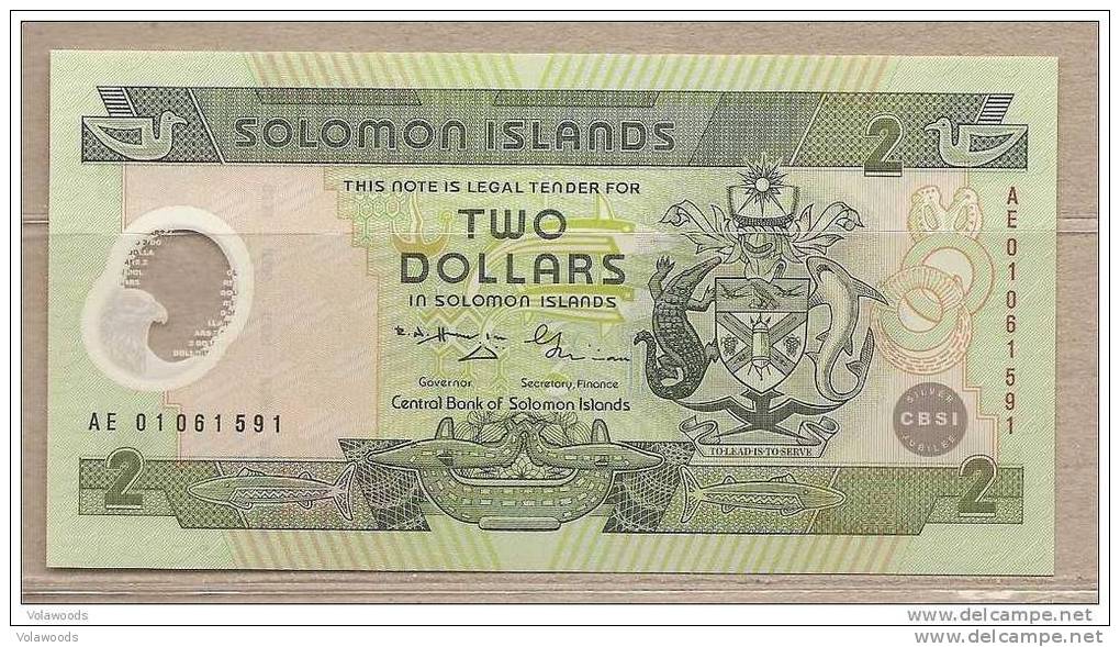 Is. Salomone - Banconota Commemorativa Non Circolata Da 2 Dollari - 2001 - Polymer - Salomonseilanden