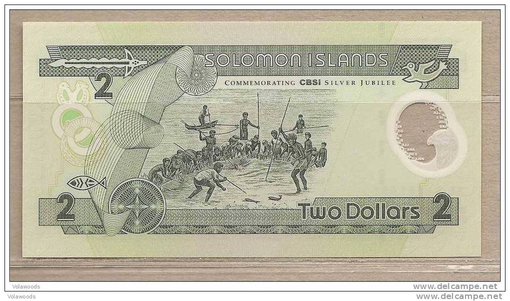 Is. Salomone - Banconota Commemorativa Non Circolata Da 2 Dollari - 2001 - Polymer - Solomon Islands