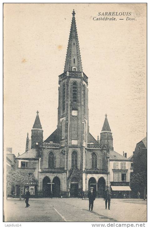 J J S 453 / C P A - ALLEMAGNE - SAARELOUIS  - CATHEDRALE  -DOM - Kreis Saarlouis