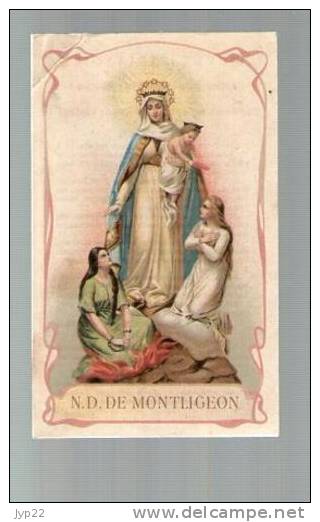 Image Pieuse Religieuse Holy Card - Ed ? - Notre Dame De Montligeon Oeuvre Expiatoire - Images Religieuses
