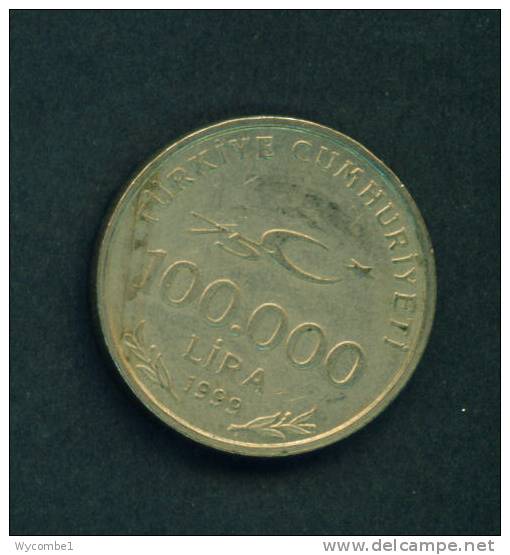 TURKEY  -  1999  100.000 Lira  Circulated As Scan - Turquie