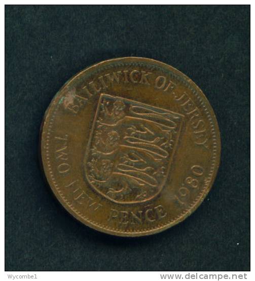 JERSEY  -  1980  2 Pence  Circulated As Scan - Jersey