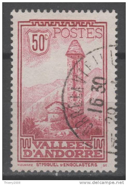 Andorre N° 35  Avec Obblitération Cachet à Date  TTB - Oblitérés