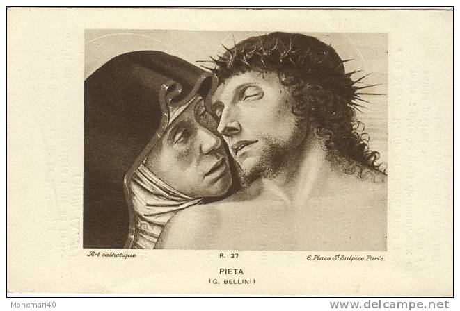 Image Pieuse - PIETA (G. Bellini) - 1937 - Images Religieuses