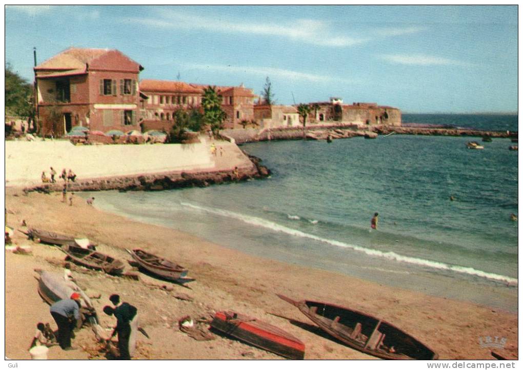 Afrique SENEGAL -L´Île De Gorée - Le Port  ( Timbre Décollé = Voir Scan) * PRIX FIXE - Sénégal