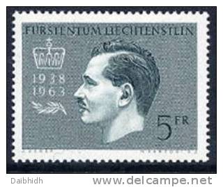 LIECHTENSTEIN 1963 25th Anniversary Of Franz Josef II MNH / **.  Michel 427 - Neufs