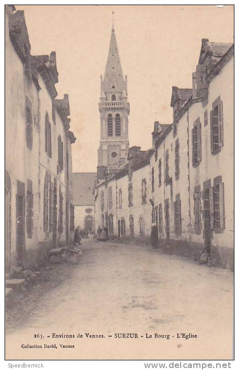 21267 Surzur, Environs Vannes, Bourg église. 263 David Vannes - Autres & Non Classés