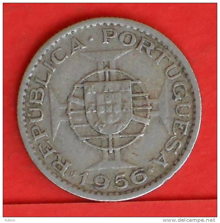 ANGOLA  2,5  ESCUDOS  1956   KM# 77  -    (1161) - Angola