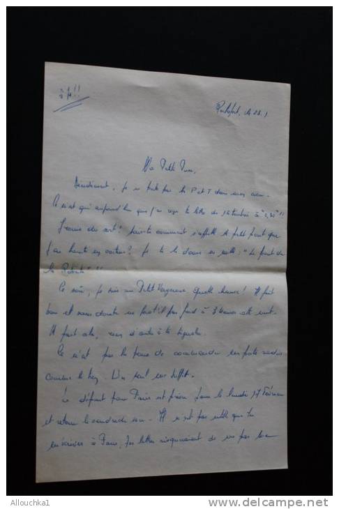 Militaria Lettre en franchise militaire + correspondances à en-tête CADM porte-avions Clémenceau